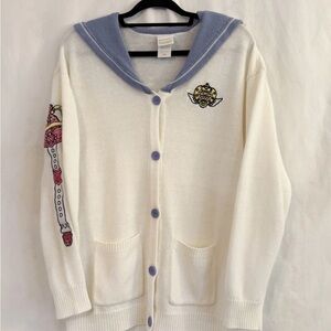 Hot Topic Sailor Moon Usagi Guardian Eternal Cardigan Kawaii Anime Cosplay